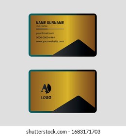 Business card vector simple design