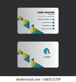 Business card vector simple design