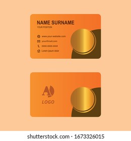 Diseño de lujo sencillo para vectores de tarjetas de visita