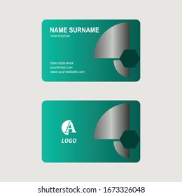 Business Card Vektorillustration einfache Luxus-Design