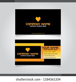 Business card vector template