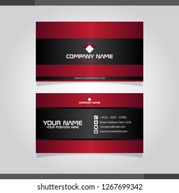 Business card vector template