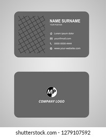 Business card vector template