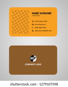 Business card vector template