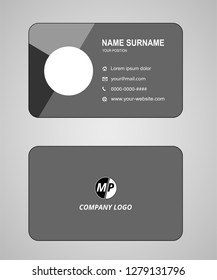 Business card vector template