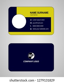Business card vector template