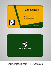 Business card vector template