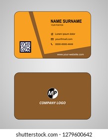 Business card vector template
