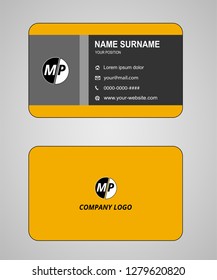 Business card vector template