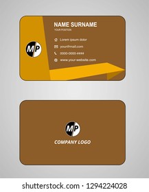Business card vector template