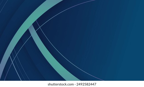 business card vector template with abstract element