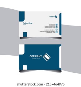Business card vector template design.