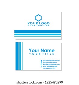 Business Card Vector Template Modern