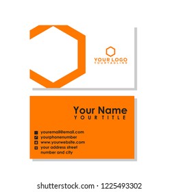 Business Card Vector Template Modern