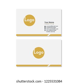 Business Card Vector Template Simple
