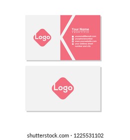 Business Card Vector Template Simple