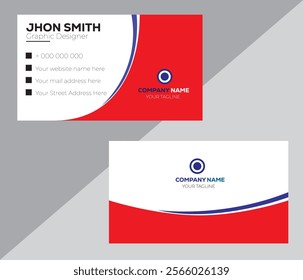 business card vector text design