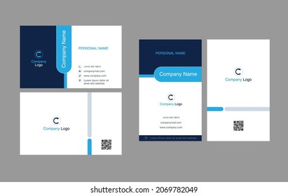 Business Card Vector. Visiting Card. Personal Branding Identity