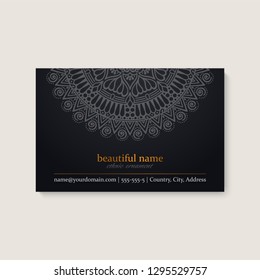 Business Card. Vintage decorative elements