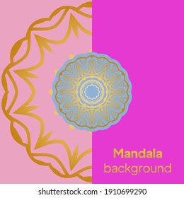 Business card. Vintage decorative elements. For yoga, relax. Vector illustration