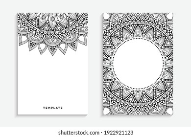 Business Card. Vintage decorative elements