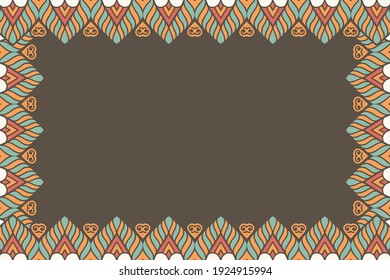 Business Card. Vintage decorative elements