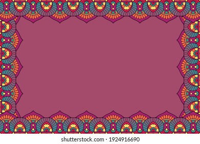 Business Card. Vintage decorative elements