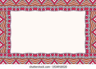 Business Card. Vintage decorative elements