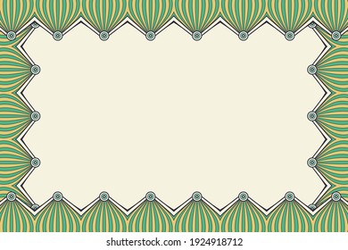 Business Card. Vintage decorative elements