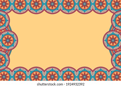 Business Card. Vintage decorative elements