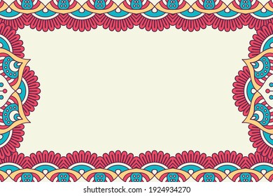 Business Card. Vintage decorative elements