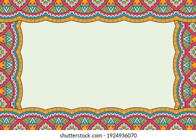Business Card. Vintage decorative elements