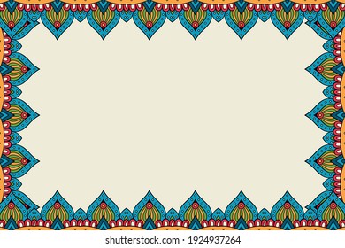 Business Card. Vintage decorative elements