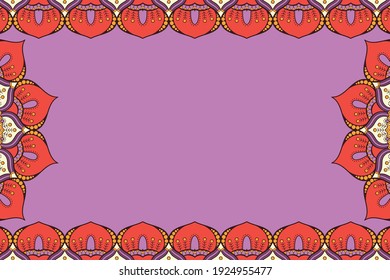 Business Card. Vintage decorative elements
