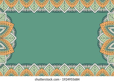 Business Card. Vintage decorative elements