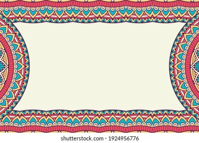 Business Card. Vintage decorative elements