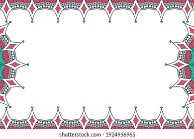 Business Card. Vintage decorative elements
