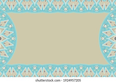 Business Card. Vintage decorative elements