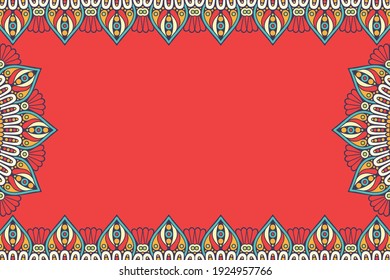 Business Card. Vintage decorative elements