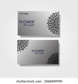 Business Card. Vintage decorative elements. Ornamental floral business cards, oriental pattern, vector illustration. Islam, Arabic, Indian, turkish, pakistan, chinese, ottoman motifs.