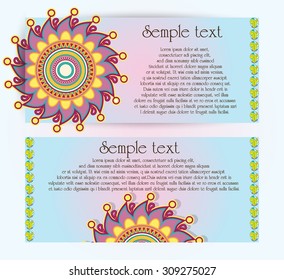Business card. Vintage decorative elements. Hand drawn background.Vector illustration.