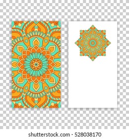 Business card. Vintage decorative elements.