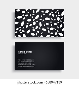 Business Card. Vintage decorative elements