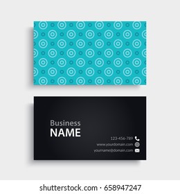Business Card. Vintage decorative elements