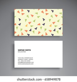 Business Card. Vintage decorative elements