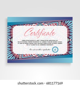 Business Card. Vintage decorative elements. Diploma