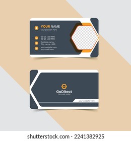 Business card and visiting card