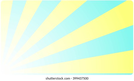 Business card, visiting card, calling card  template with abstract geometric design rays background.  Label, badge, flayer, sticker, voucher, poster or coupon template. Vector illustration.