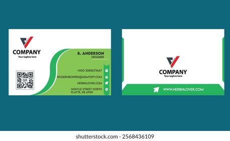 Business card, visiting card creative design vector