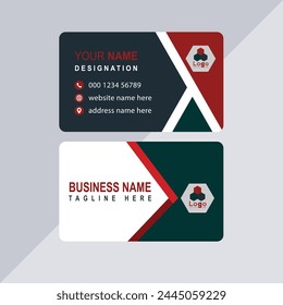 Business card, visiting card Design, multi color vector design